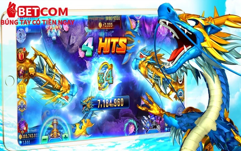 Trải Nghiệm Bắn Cá Săn Khủng Long – Nhận Thưởng X8 Hấp Dẫn Cùng Betcom! 4 Dragon Master thưởng hấp dẫn