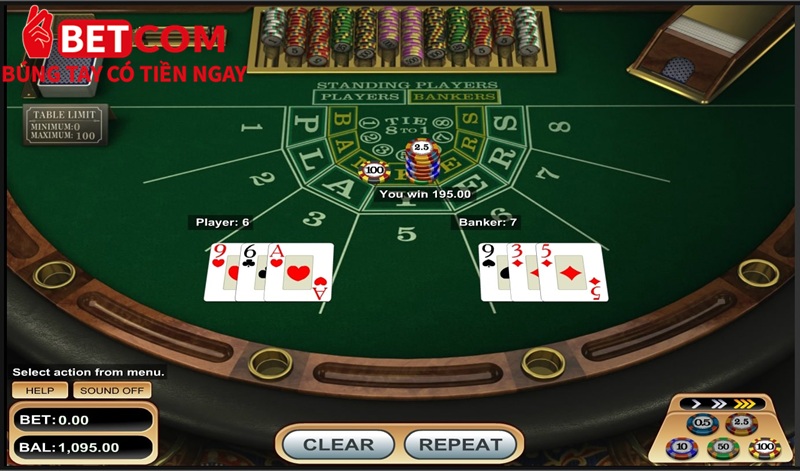 Khám Phá Baccarat Tại Betcom – Luật Chơi Đơn Giản, Cơ Hội Thắng Cao 3 cách chơi Baccarat tại Betcom