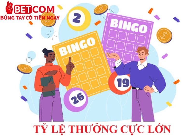 Loto Bet Tại Betcom – Cơ Hội Nhận Thưởng Khủng Tỷ Lệ Hơn 1:70! 4 Tỷ lệ trả thưởng cực lớn